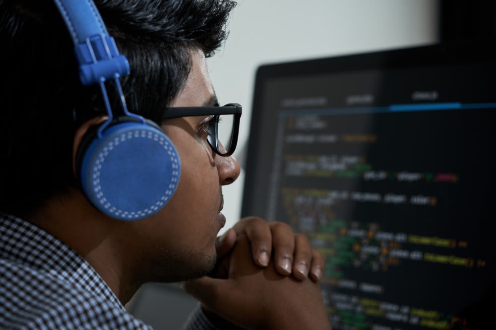 Python Programming Code on a screen